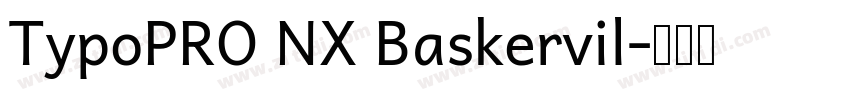 TypoPRO NX Baskervil字体转换